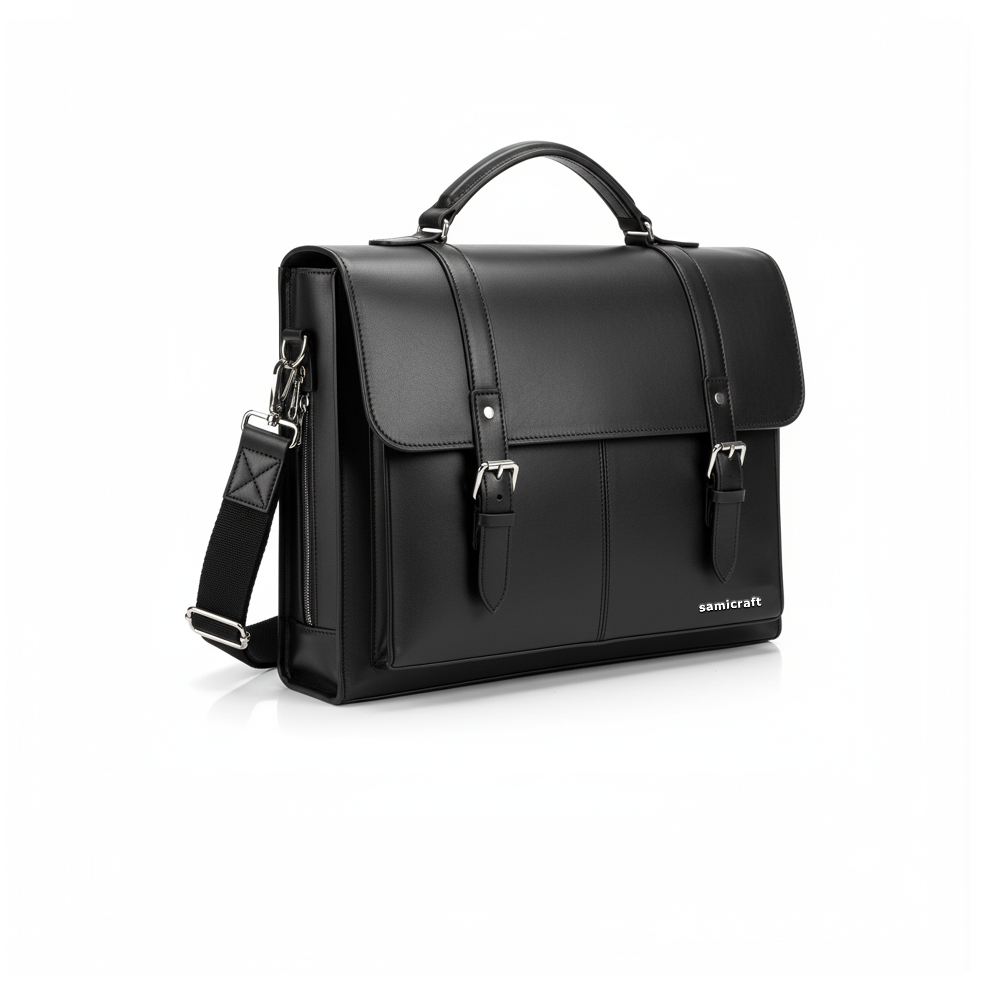 Unique Design-New Stylish handbag-Pure leather-Black Color