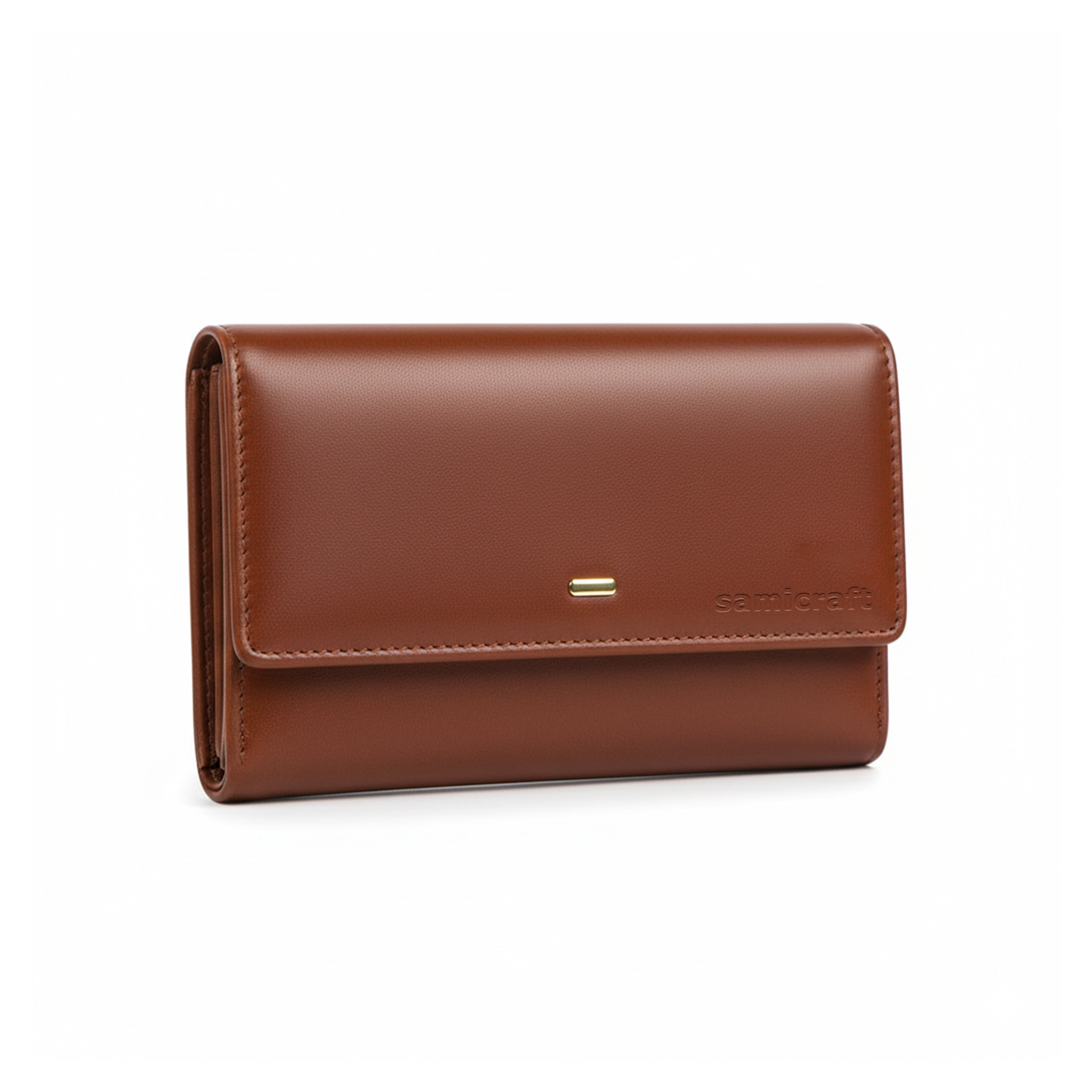 Luxury style leather wallet-For Women-Brown Color