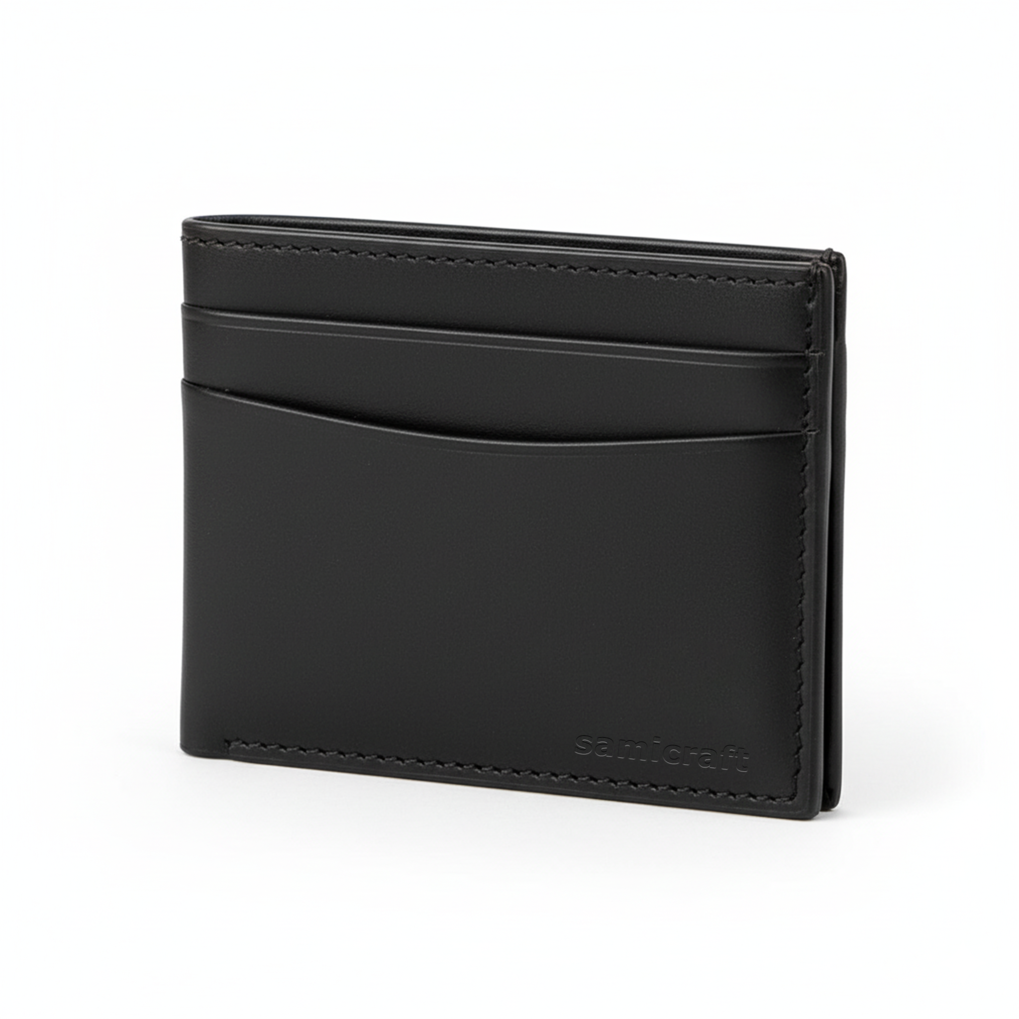 Luxury style leather wallet-For Men-Black Color